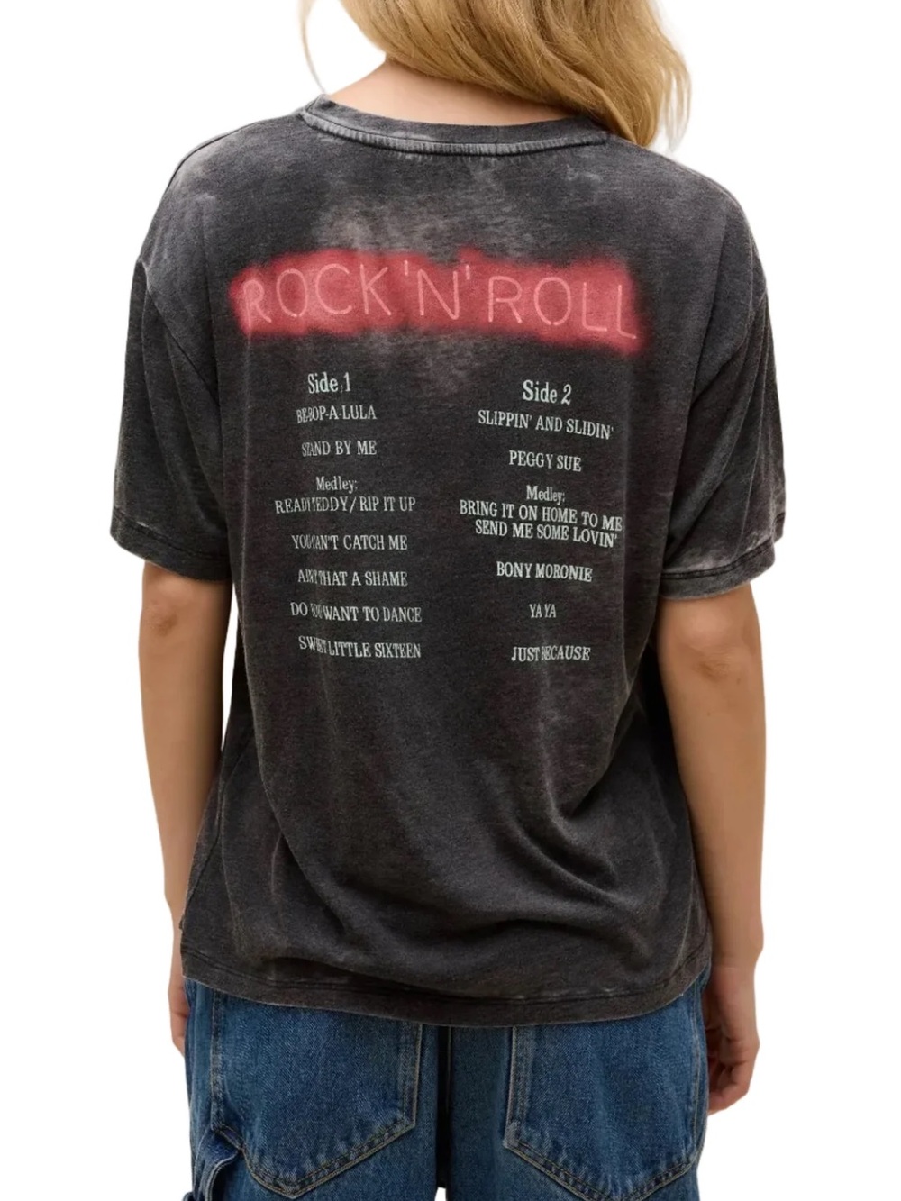 John Lennon Rock N Roll Burnout Tee - Picture 2 of 2